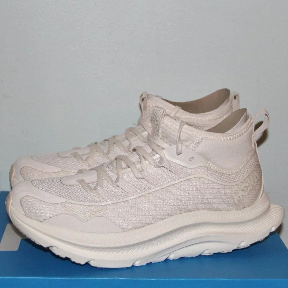 Hoka One One Kawana Mid Training Shoes Womens 9 Alabaster - Picture 2 of 6